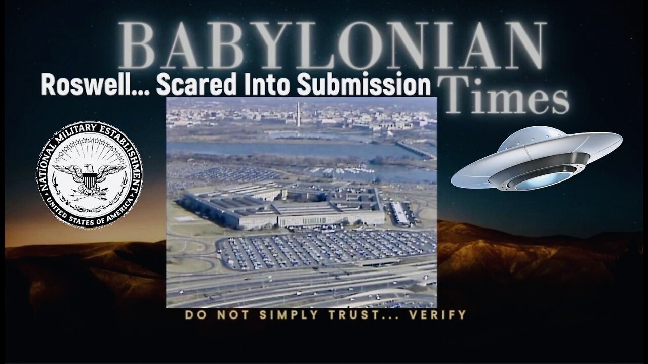 How The Deep State Used A Fake Alien Incursion To Force Birth Into Existence The CIA & DOD