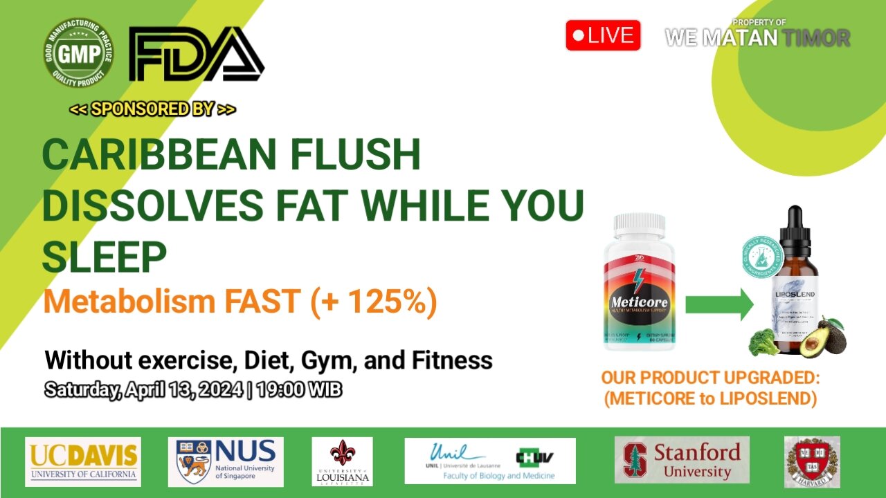 Caribbean Flush Dissolves Fat While You Sleep #weightloss #howtoloseweight #howtoloseweightfast