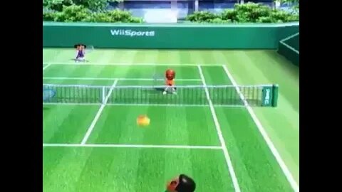 Wii Tennis #workout #1minutevideo