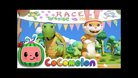 The Tortoise and the Hare | CoComelon Nursery Rhymes & Kids Songs