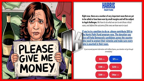 Lost The Vote, But Wants Your Cash!