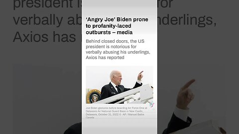 Why Is Biden So Angry? #Biden #angry #USA #America #bidenadmin