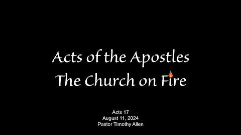 Acts 17 Paul in Thessalonica, Berea, and Athens