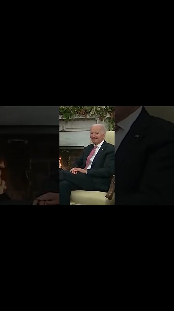 SENILE Biden Smiles as Staff SCREAMS Desperately Trying to Shush Journalists #shorts