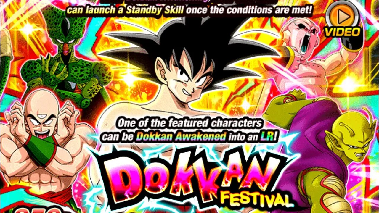 Dokkan Battle Goku 4 for 3 Fistt rd