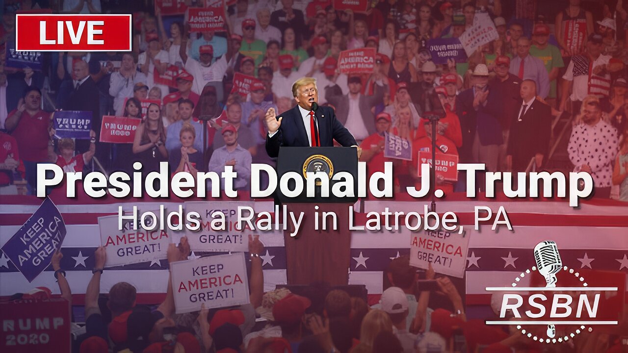 LIVE: President Trump Holds a Rally in Latrobe, PA - 10/19/24