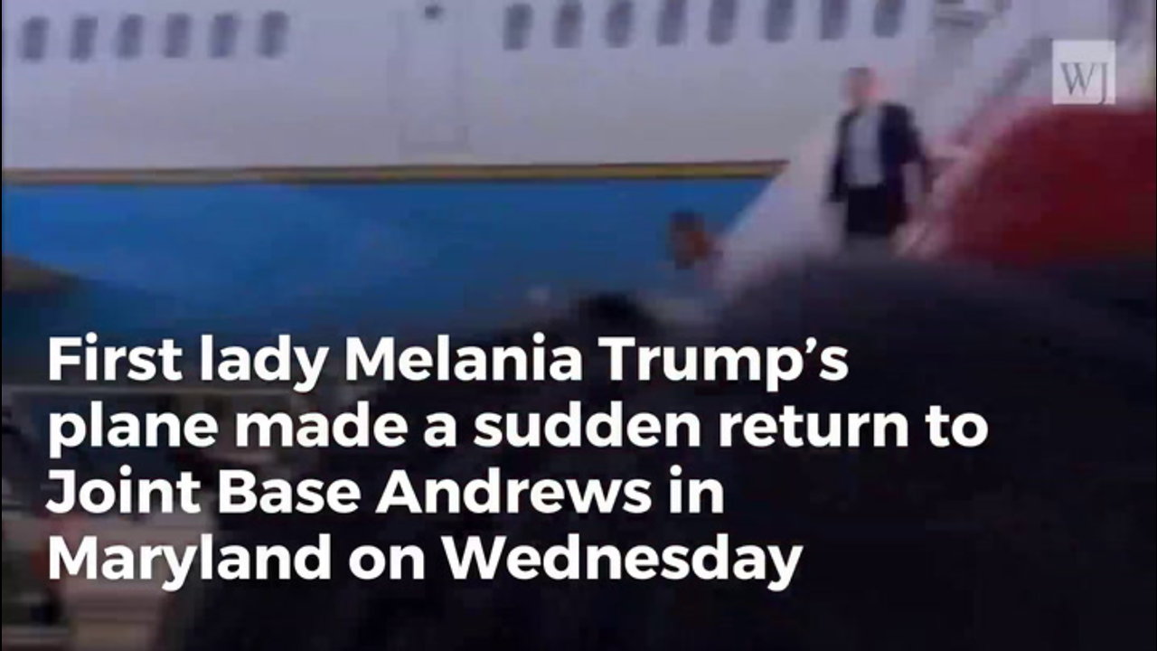 Smoke Fills Cabin on Melania Trump’s Flight, Plane Forced To Turn Back