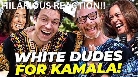 WHITE DUDES FOR KAMALA | AWAKEN WITH JP | ((HILARIOUS REACTION)) | @AwakenWithJP @brentpella