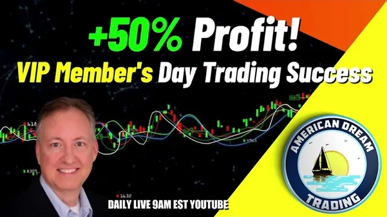 VIP Member's Path To +50% Profit - Day Trading Success In The Stock Market