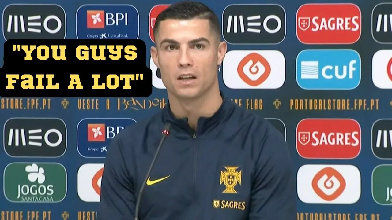 Cristiano Ronaldo Press Conference On Piers Morgan Interview & Journalism Failure