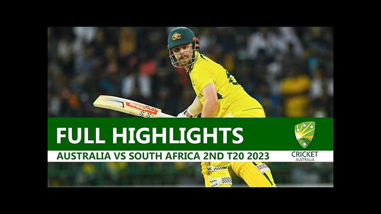 South Africa vs Australia 2nd T20I 2023 Highlights