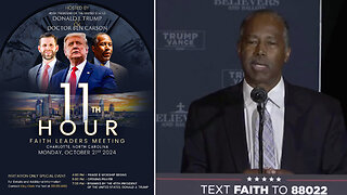 11th Hour Faith Leaders Meeting (10/21/2024) | Hosted By Doctor Carson & President Trump (Organized By Clay Clark) | Watch the Full Length Presentation from BEN CARSON