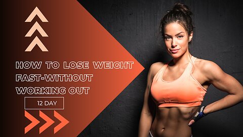 How to lose weight fast-without working out (2024)