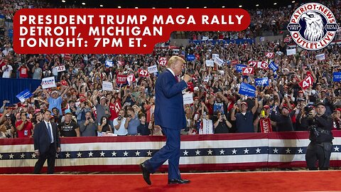 President Trump MAGA Rally, Detroit Michigan 7PM ET. | America First News & Politics | MAGA Media