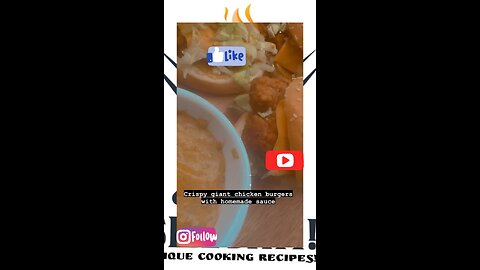 Crispy giant chicken burgers with homemade burger sauce ep 24#RamadanMubarak#ramadanseries #👌