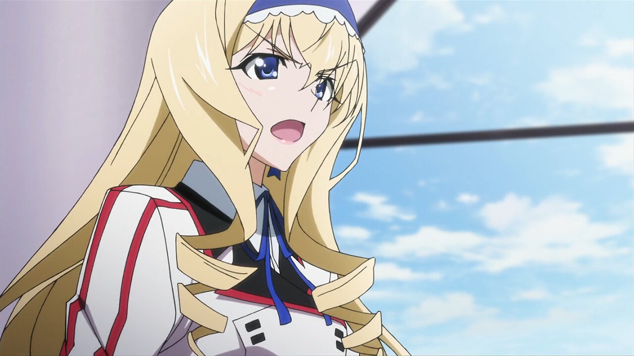 Infinite Stratos - Cecilia ticked off