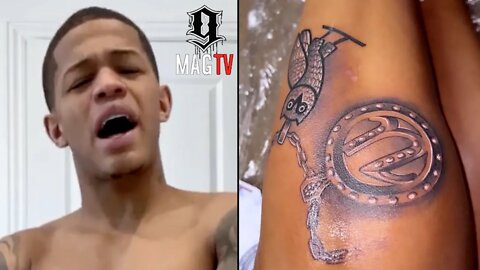 'R. Kelly My Favorite Artist' YK Osiris Explains Why He Got Usher & Drake Leg Tats! 💉