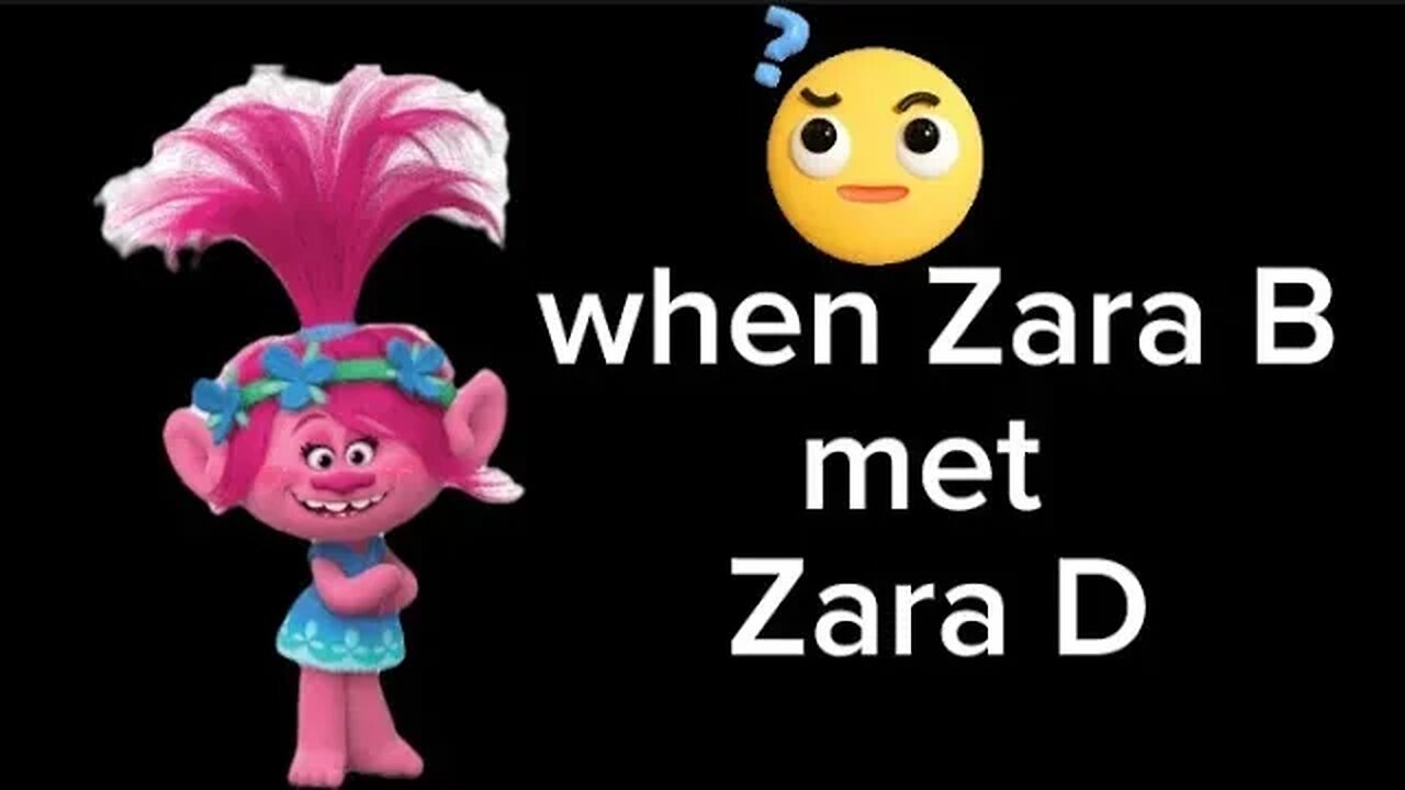 When Zara B met Zara D 🤯🤯🤯