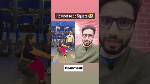 How not to do Squats 😂 #squats @FamilyFitnessChannel