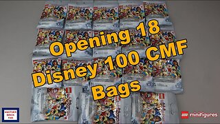 Opening LEGO CMF Disney 100th Anniversary set 71038