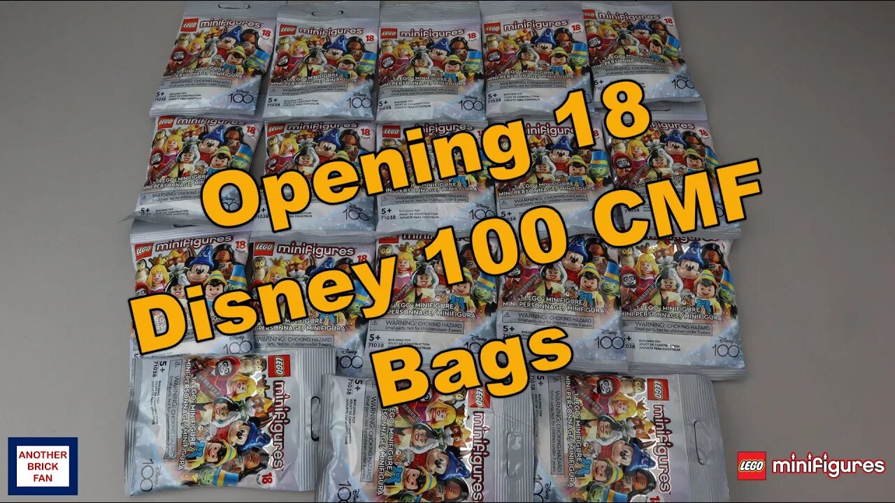 Opening LEGO CMF Disney 100th Anniversary set 71038