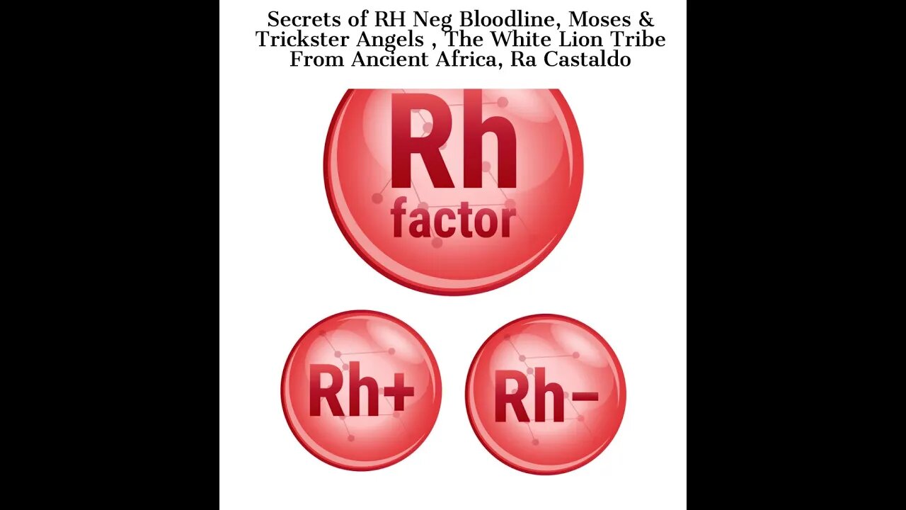 Secrets of RH Negative Blood, Moses & Nephilim, Ra Castaldo