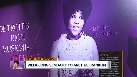 Week-long send off to Aretha Franklin