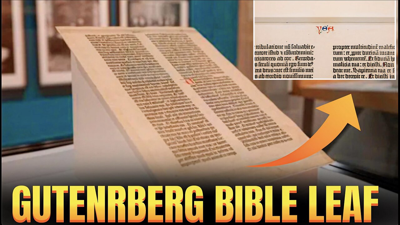 The INSANE Story of the First Mass Printed Bible