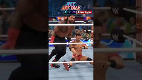 Roman Reigns Kicks LA Knight in the Face 😳😤 WWE 2k23 Summerslam