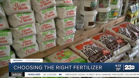Growing Your Garden: Choosing the right fertilizer