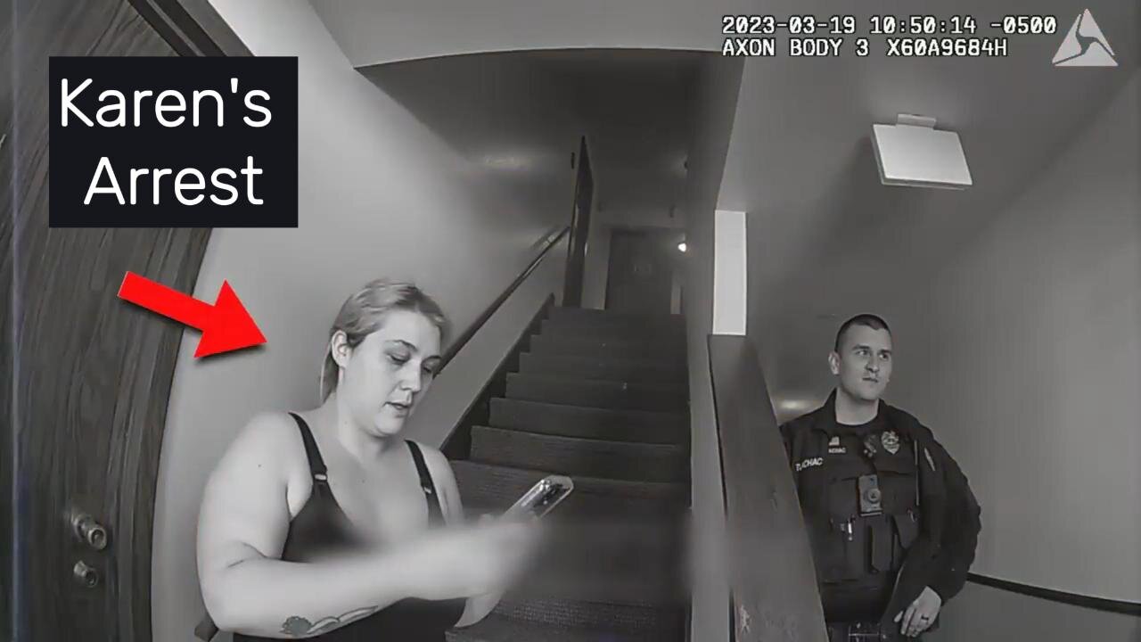 "From Argument to Arrest: Karen's Shocking Moment"