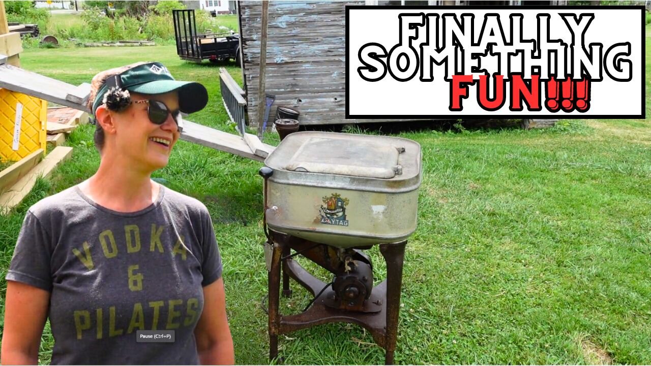 Turning Old Trash Into Treasure: Making an Ice Chest Out of a Wringer Washer
