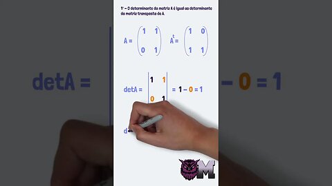 Você conhece as propriedades de Determinantes? Parte 1|Matletas