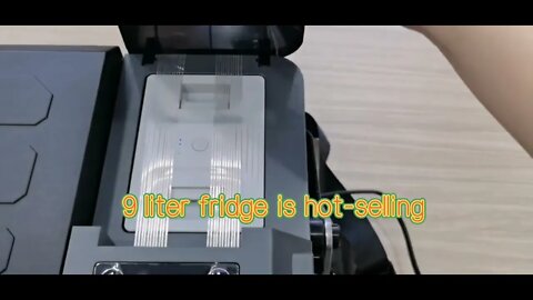 New type 9 liter portatble car fridge with battery & solar input--TIEFU Car Fridge12V 24V