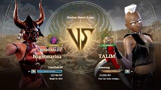 Nightmarina (TakeDatL09) VS Talim (Amesang) (SoulCalibur™ VI: Online)