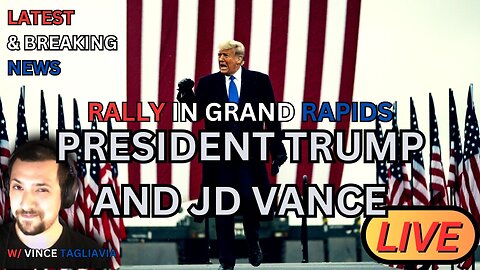 LIVE: President Trump & JD Vance Hold Historic Rally in Grand Rapids, Michigan 7/20/2024