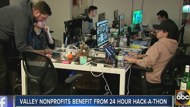 Valley non-profits benefit from 24-hour hack-a-thon in Phoenix