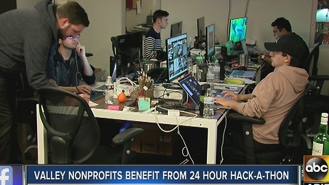Valley non-profits benefit from 24-hour hack-a-thon in Phoenix