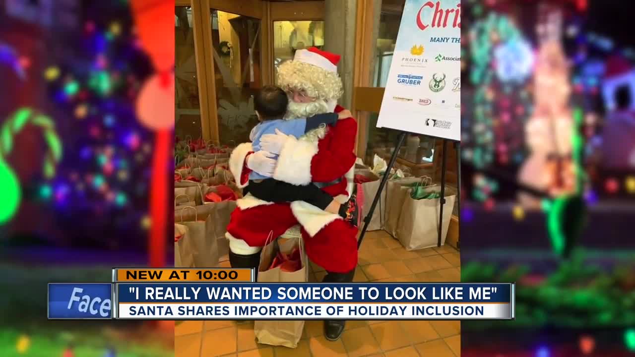 'I really wanted someone to look like me:' Santa shares importance of holiday inclusion