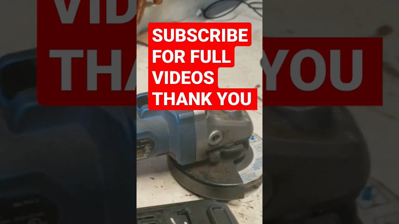 Toilet stuffer. 4.5 inch angle grinder from canadian tire review #shorts #review