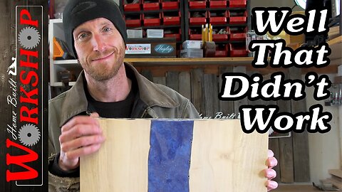 Sometimes things don't go right | Wood and Epoxy Guitar Body