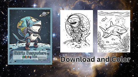 Sharks Everywhere Coloring Pages: Free Download, Print, Color