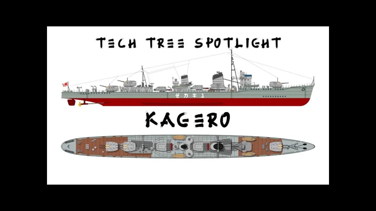 World of Warships Legends Tech Tree Spotlight - Kagero