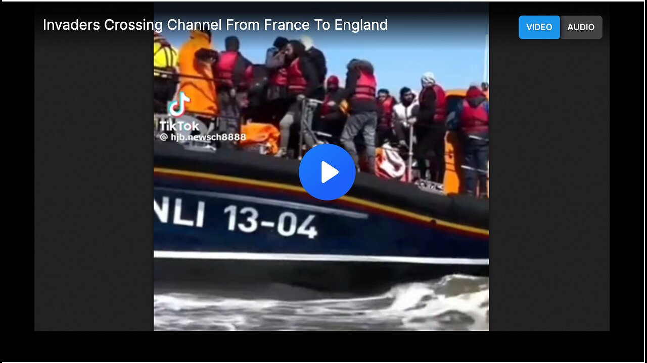 Invaders Crossing Channel From France To England