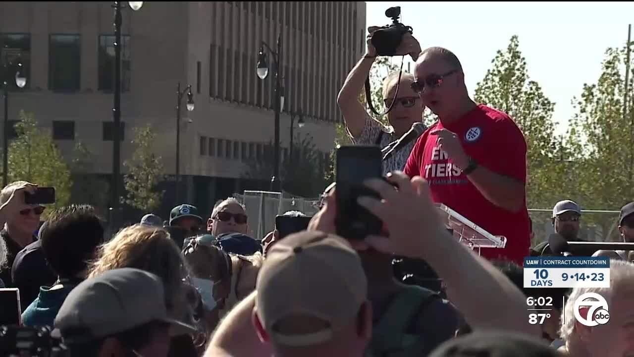 Biden says he's not worried about a UAW strike; UAW president 'shocked'