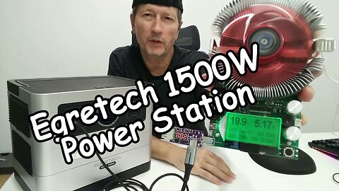 Egretech Sonic 1500W LiFePO4 Portable Power Station 1619Wh with 100W Solar Panel - Full Review