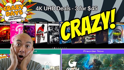 GRUV CRAZY DAYS 4K Blu Ray Deals!🤯