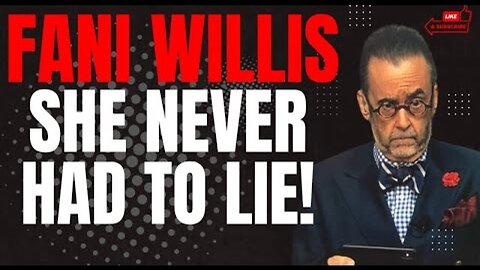 THE IDIOT FANI WILLIS NEVER HAD TO LIE TO AVOID DISQUALIFICATION!