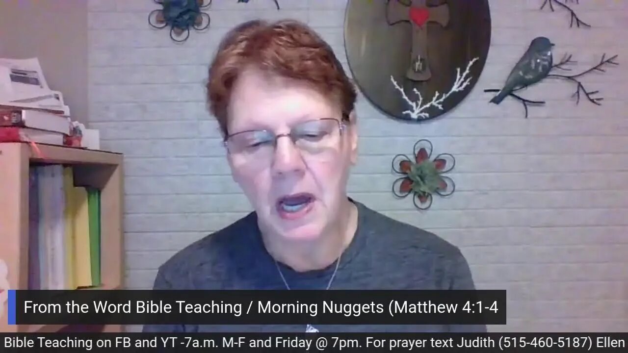 From the Word Bible Teaching / Morning Nuggets (1/23/23)