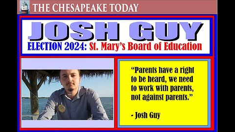 JOSH GUY Candidate for St. Mary's School Board
